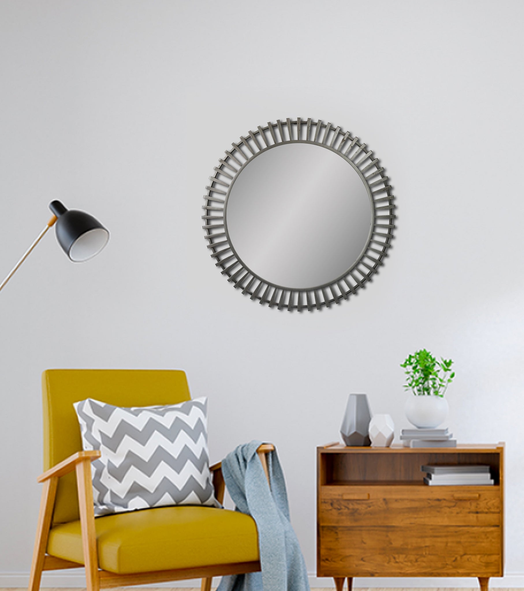 Wall Mirror - Decorative Metal Wall Mirror