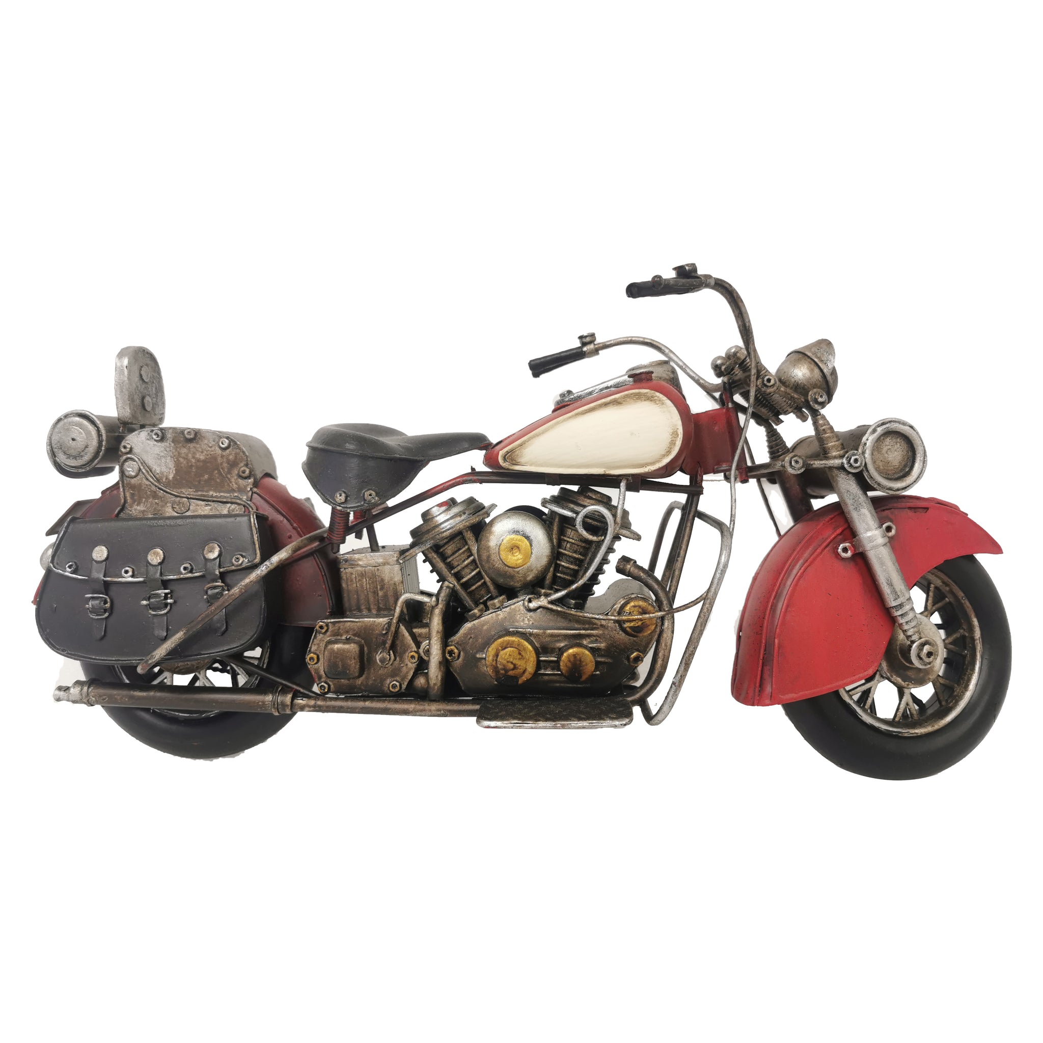 Red Motorcycle Metal Model