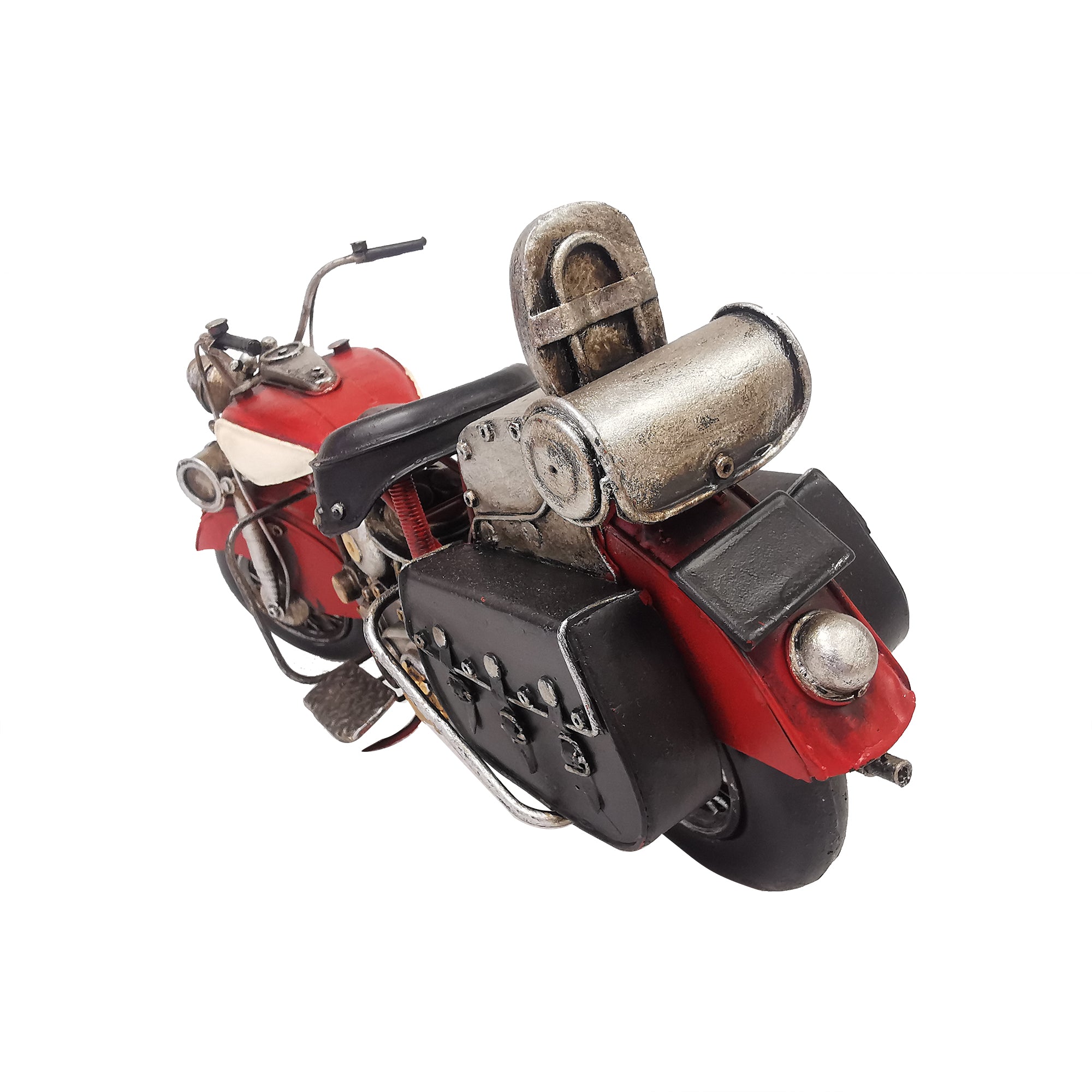 Red Motorcycle Metal Model