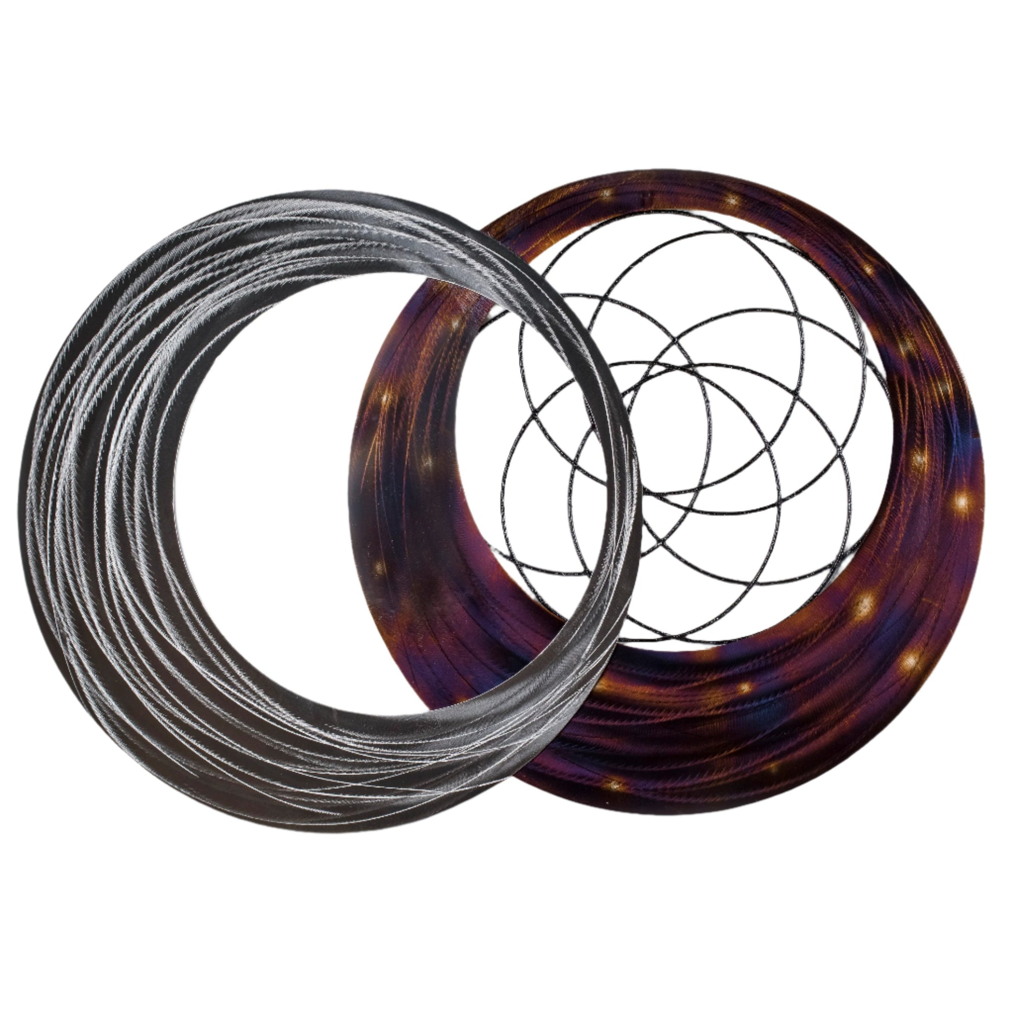 Metal Wall Art Duo Circles