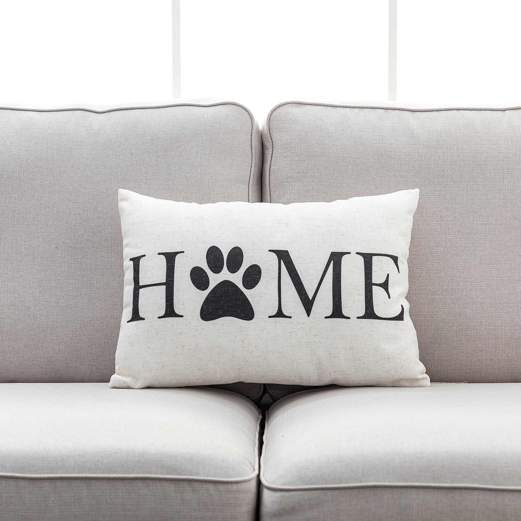 Home and Dog throw pillow - set of 2 - Peterson Housewares & Artwares