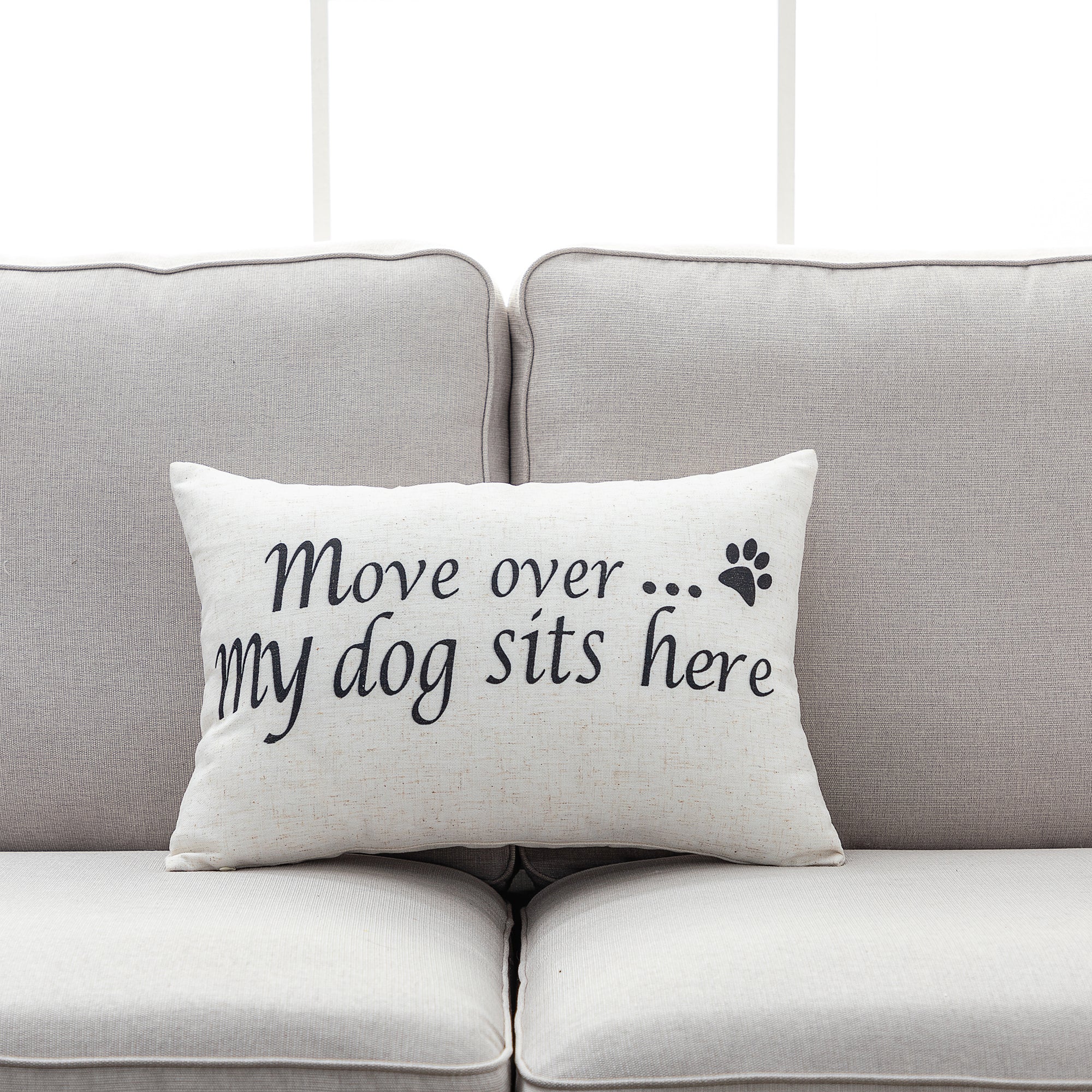 Home and Dog throw pillow - set of 2 - Peterson Housewares & Artwares