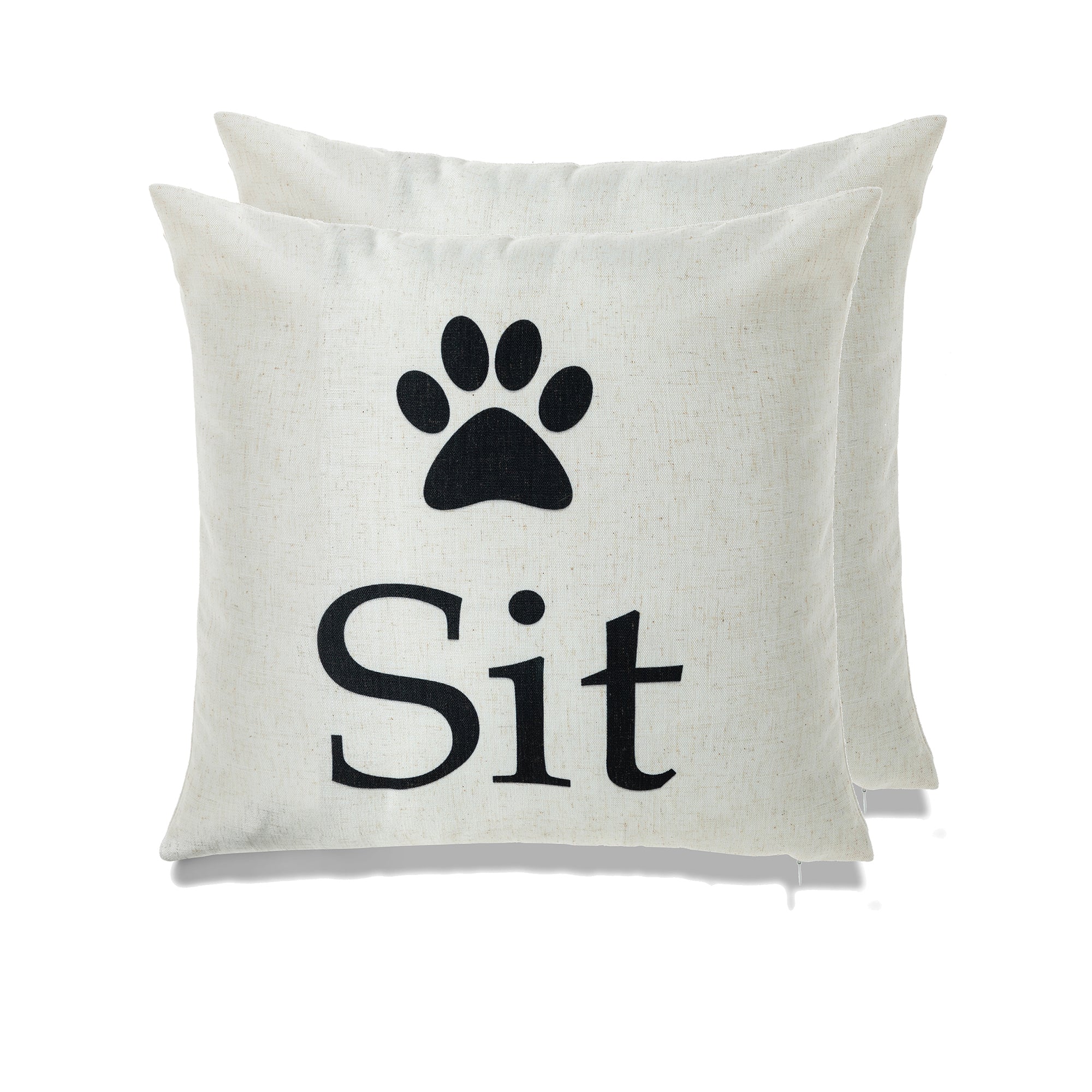 Home and Dog throw pillow - set of 2 - Peterson Housewares & Artwares